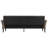 89" Velvet Convertible Sofa Couch, Futon Sofa Bed with 2 Square Pillows, Adjustable Backrest & Armrests for Living Room-1753197109