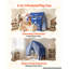 Tente de jeu pour enfants, structure en PVC, avec tapis rembourré, bleu, utilisable à l'intérieur et à l'extérieur, coin lecture/sieste, sac de transport, drapeau, fenêtre aérée et guirlande lumineuse étoilée.