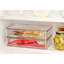 Boîte de rangement empilable en plastique sans couvercle BPA iDesign Kitchen - 7,26 po x 10,75 po x 2,37 po, transparent