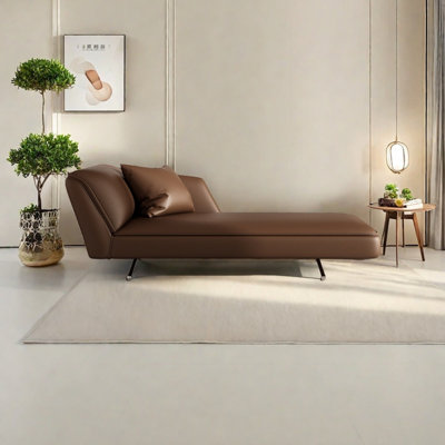 Fauteuil inclinable léger en similicuir luxueux
