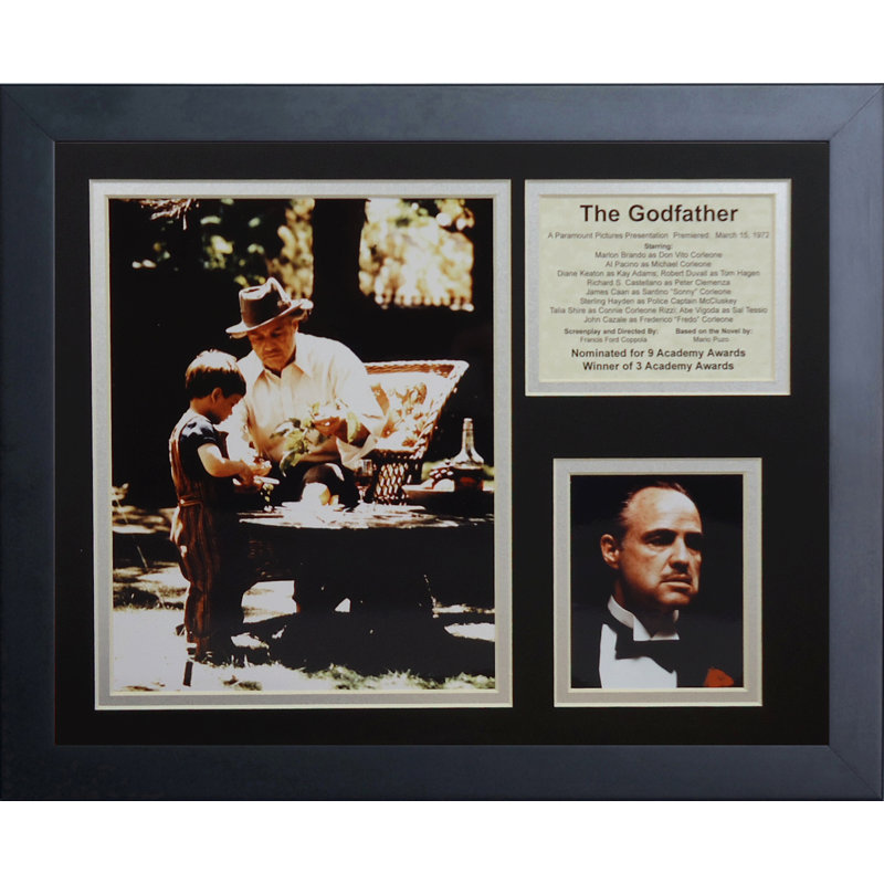 « the godfather », reproduction de photo encadrée
