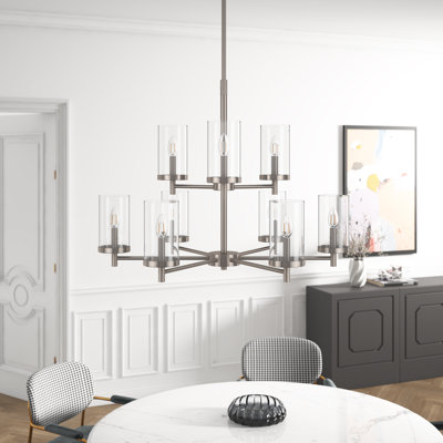 Lustre à intensité variable 9 lumières Lavont
