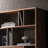 American Style Multiple Lattice  Wood Bookcase