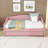 Upholstered Daybed with Twin Trundle and LED-169157142-169157143