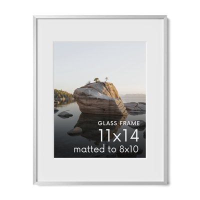 Cadre photo en métal avec verre