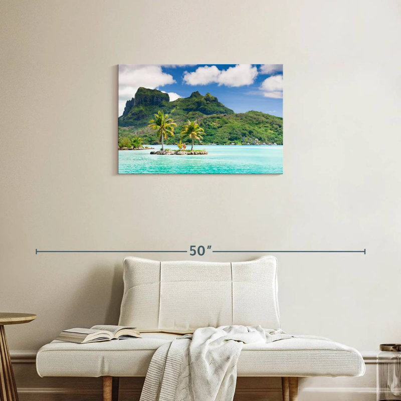 Gillard Bora Bora Tiki Islet, H 20 po x l 30 po