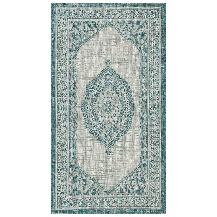 Amedee Performance Oriental Indoor/Outdoor Area Rug
