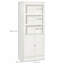 Freestanding Kitchen Pantry Cupboard with 6-Tier Shelving