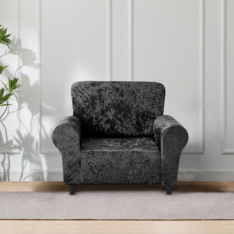 Sofa Slipcover, 85cm H x 240cm W, Dark Grey