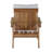 Croquet Teak Recliner Chair - Natural Teak-831153939-831153371-831153321