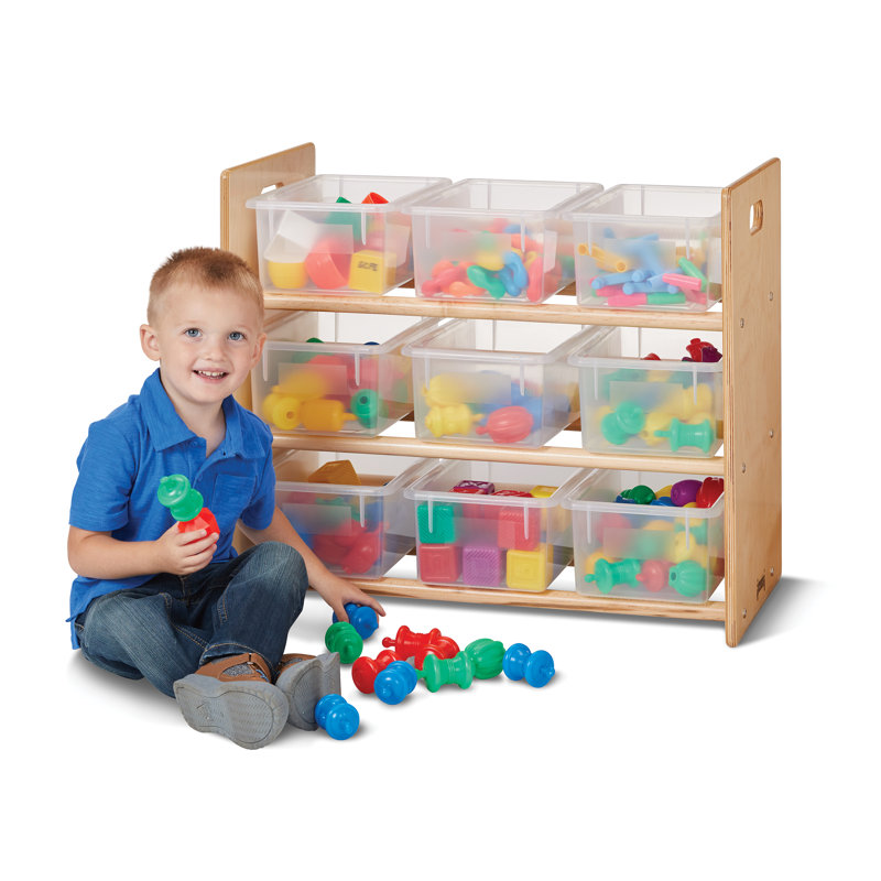 Support de rangement pour casiers Jonti-Craft®, Transparent