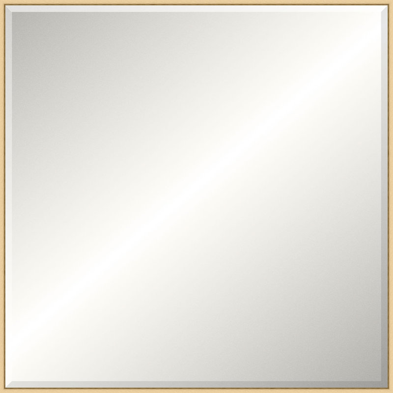 Floater 3 Solid Wood Mirror, Square, 37.25" x 37.25"