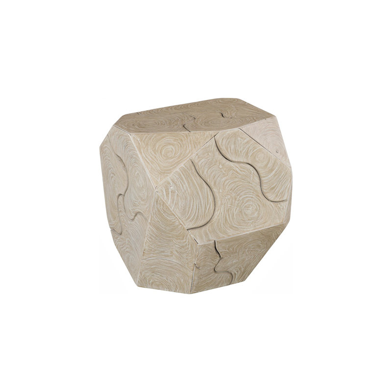 Table basse Prism, finition avoine