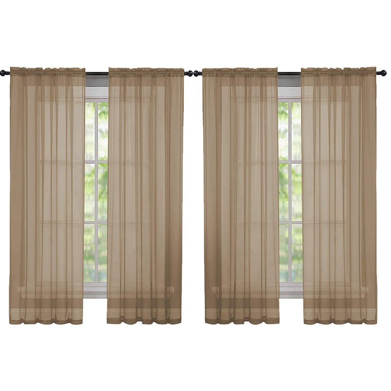 Milania Sheer Curtain, Green