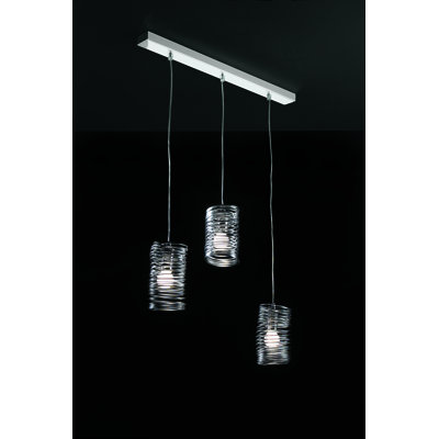 hanging lamp 3 lighs reglette