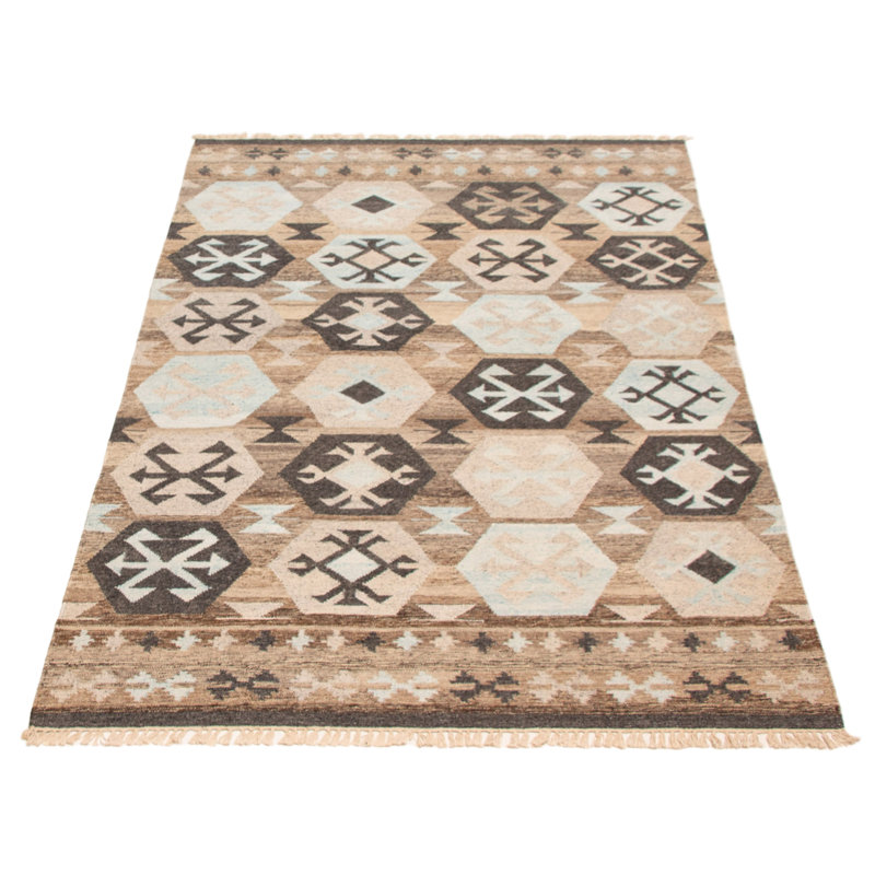 Ankara FW Taupe Kilim 5'1" x 7'9"