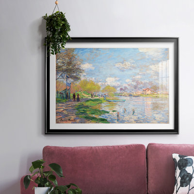 Monet Framed On Paper by Claude Monet Print