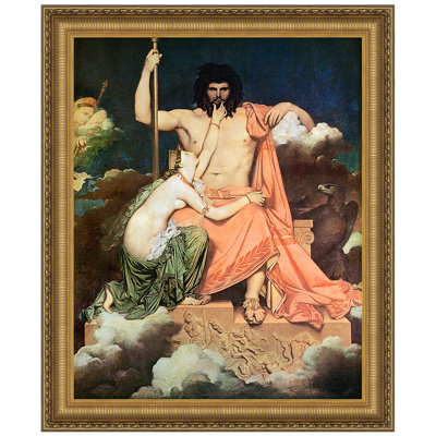 " Jupiter And Thetis, 1811 " by Jean Auguste Dominique Ingres