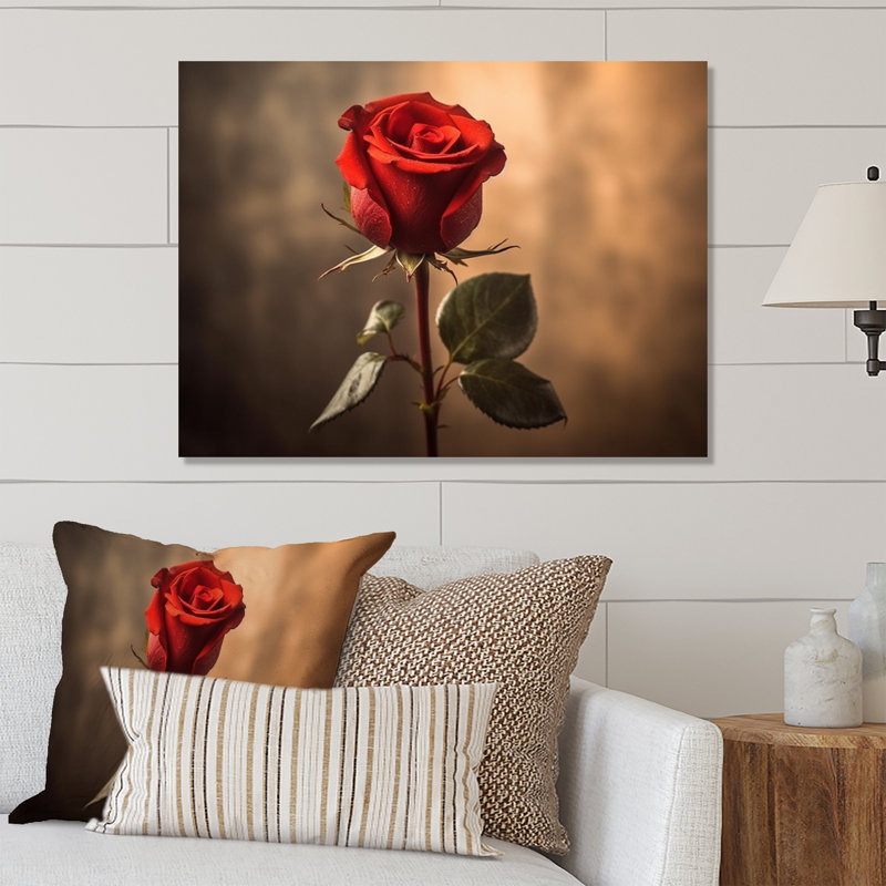 Vintage Rose Reverie - salon d'art mural floral en métal, H 12 po x l 20 po x P 1 po