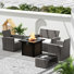 4 - Person Patio Conversation Set with Cushions