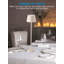Lampes de table DEL rechargeables avec station de charge, IP54, commande tactile, à intensité variable, blanc doux 2700K-1741240130
