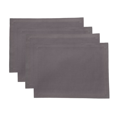Dru - Cotton Linen Plain Placemats