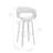 Chagnon Swivel Counter or Bar Height Bar Stool with Arms and Open Back in Faux Leather, Wood-118320596-118320592-118320606