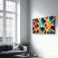 Peinture décorative en verre trempé