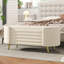 Banc de rangement rembourré avec pieds en métal Galileo-214733419