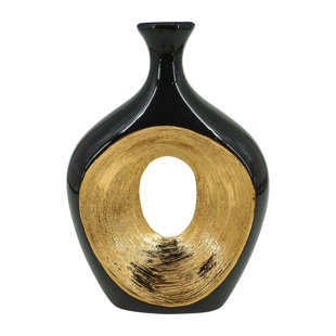 Vintage Hosley Solid Brass Large Hammered Brass Vase Urn 10 1/2 X