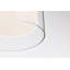 Mini-luminaire suspendu 1 lumière en verre transparent et abat-jour en verre blanc Nils-1590275287