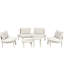 Ensemble de canapé de patio 6 pièces 6 pièces avec 2 tables basses, 4 coussins et coussins-903880313