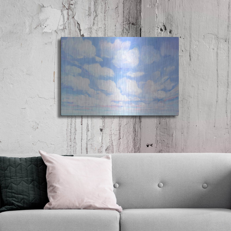  «Sky High II» par Tim O'Toole, art mural en métal, 36 po x 24 po, H 24 po x l 36 po