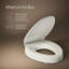 Siège de toilette allongé Hyten-114555009