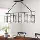 Clements 5 Light Glass Dimmable Pendant