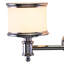 Luminaire de salle de bain transitionnel à 3 lumières de 22,25 po de largeur Newberry, abat-jour en verre opale givré blanc, à intensité variable, compatible avec DEL, applique murale réversible au-dessus du miroir-607066276-593434398