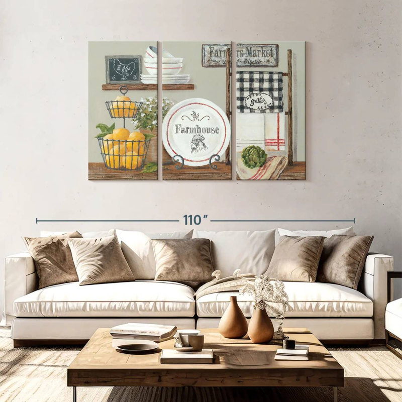 Senne Farm Kitchen I, 48" H x 74" W