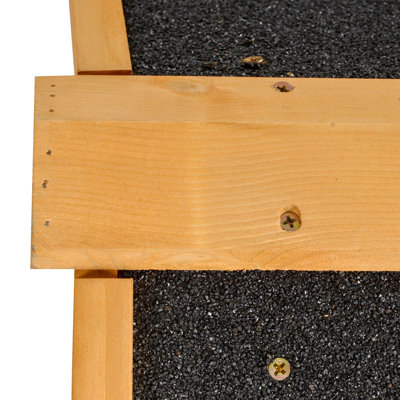 Reynaldo Weather Resistant Small Animal Hutch with Ramp