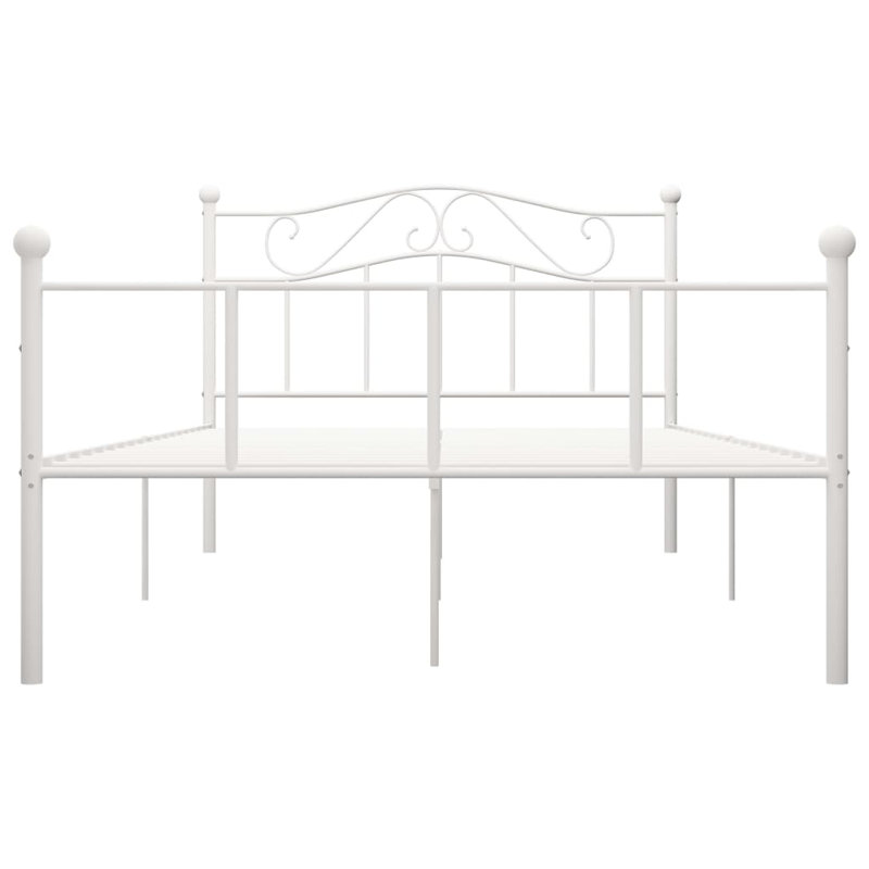 Vankirk Metal Bed, Super King (6'), White