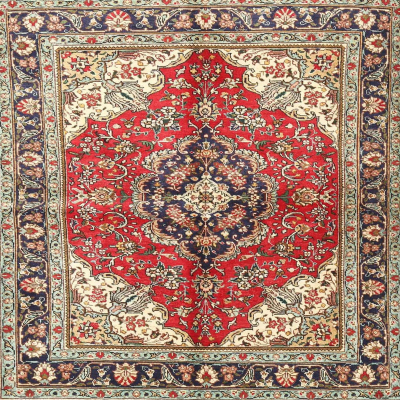 Clingerman Oriental Indoor Rug, Square 3'