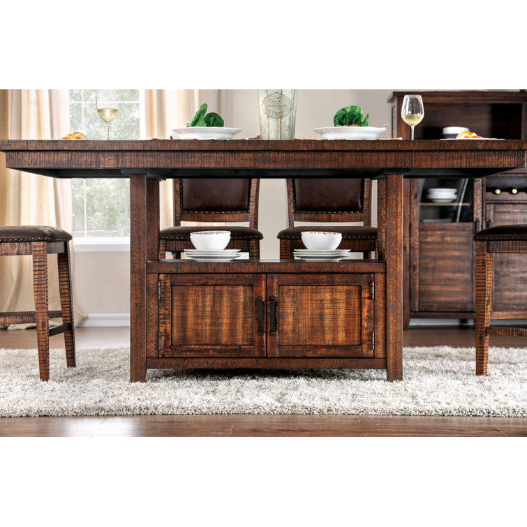 Ashlyn Solid Wood Base Dining Table
