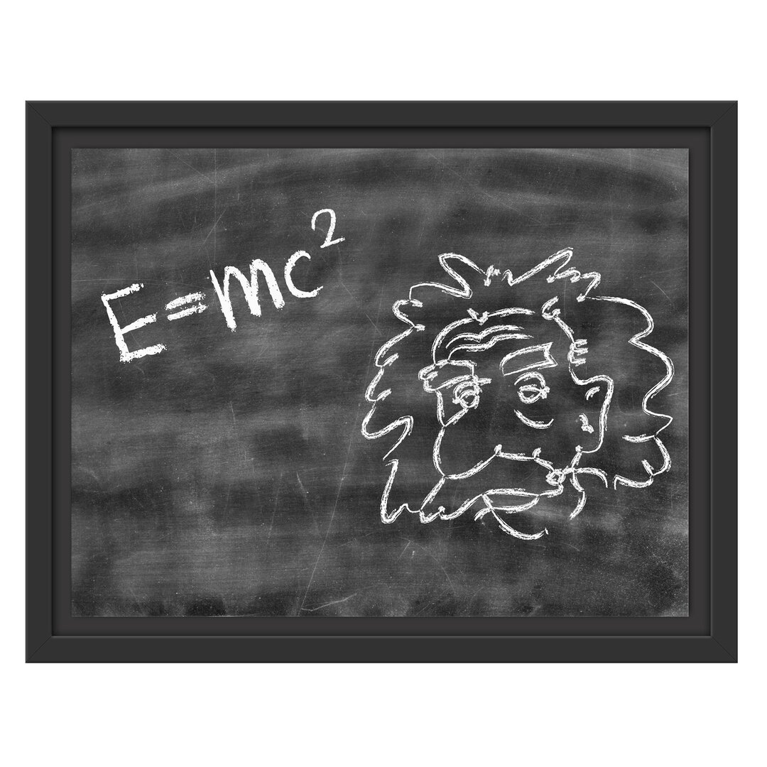 Gerahmtes Wandbild Albert Einstein