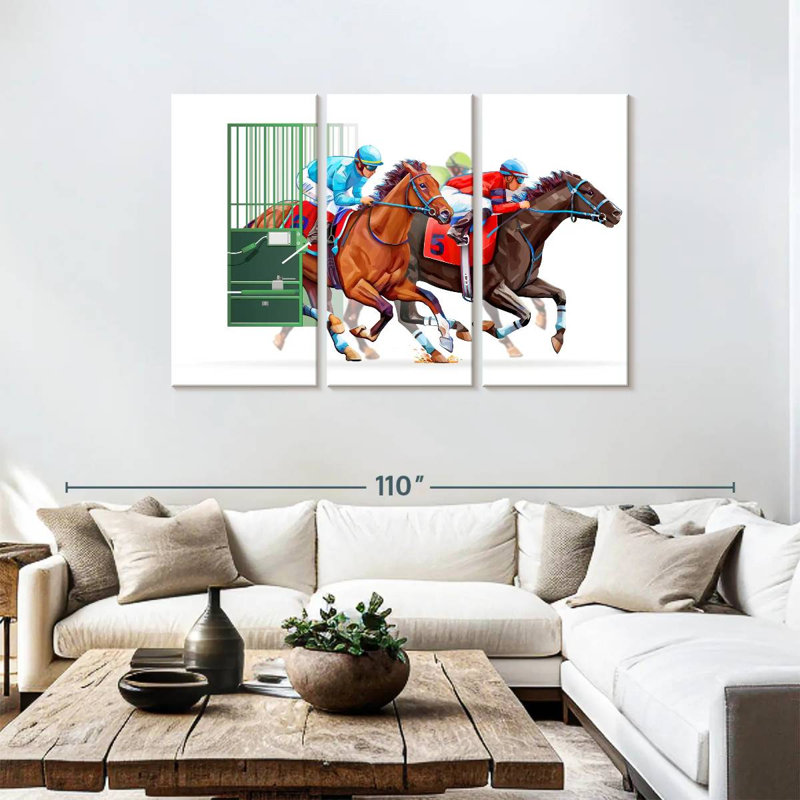 Sireci Derby, 48" H x 74" W