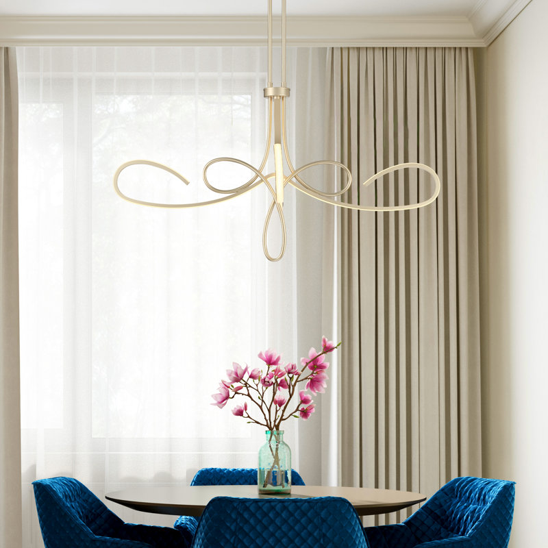 Dimmable LED Geometric Chandelier