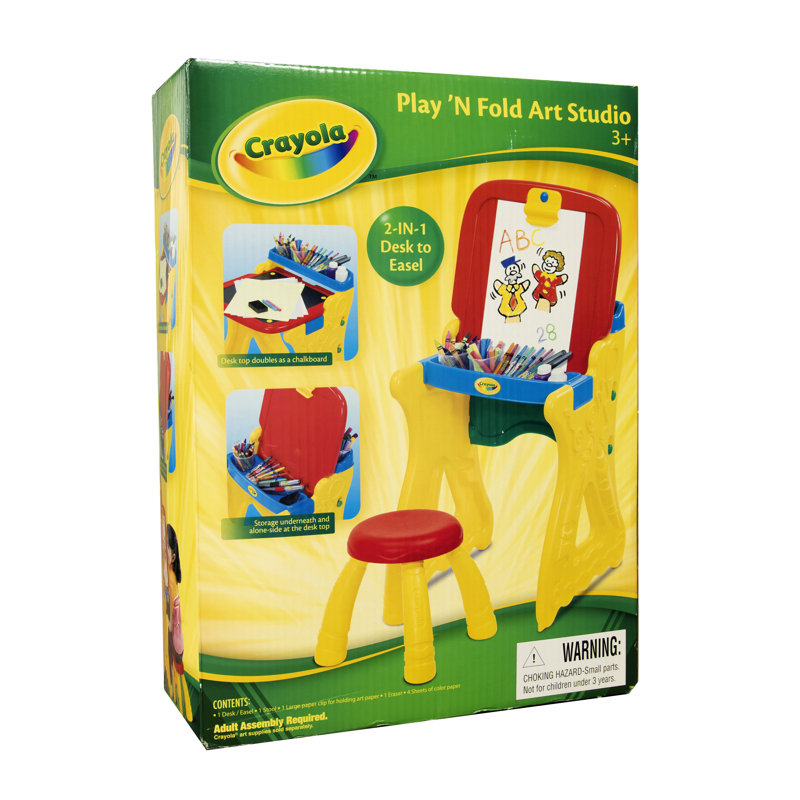 Crayola Kids 7 Piece Arts And Crafts Table and Chair Set