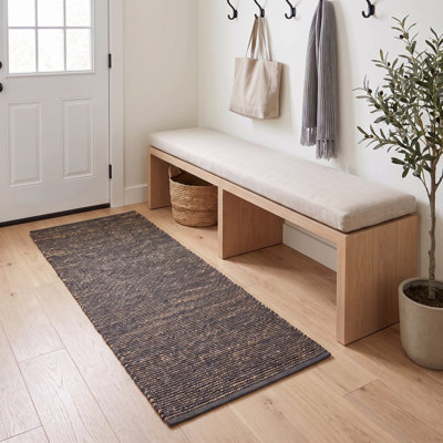 Colston Jute and Cotton Braided Farmhouse Rug