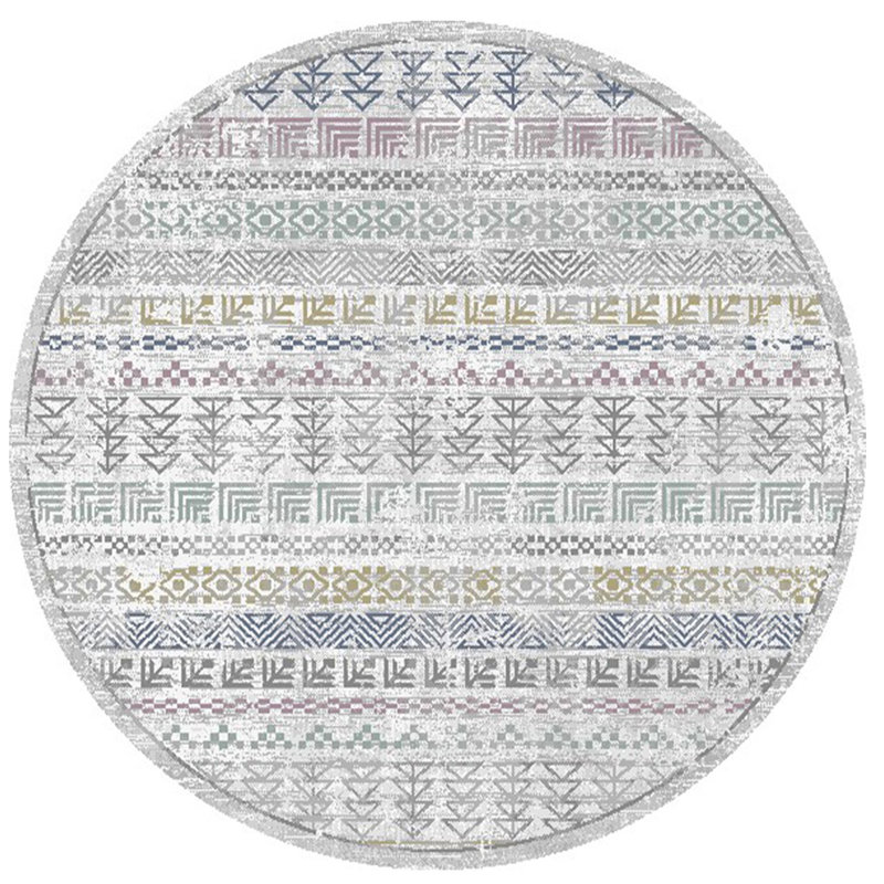 Performance Southwestern Indoor Rug, Round 5'3"