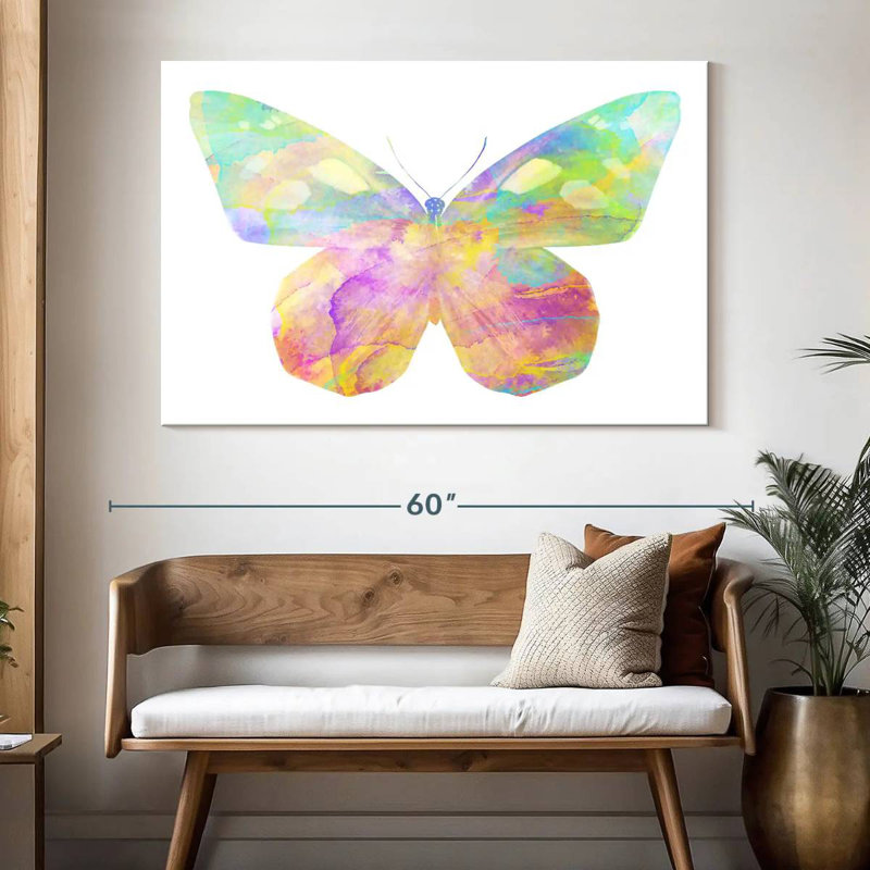 Rainbow Butterfly, 34" H x 51" W