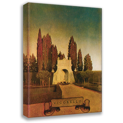 Toile tendue Vicobello, Siena par Maxfield Parrish