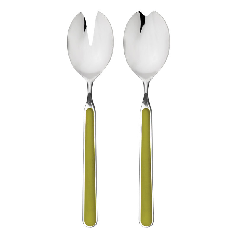 Ensemble de salade 2 pièces Fantasia, Vert olive